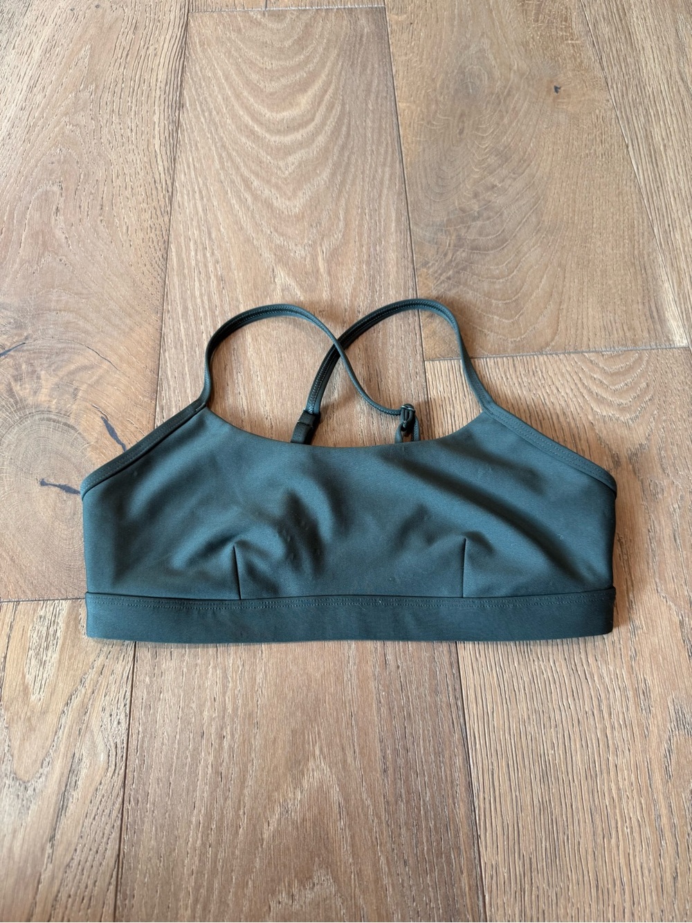 ALO Yoga Olive Green Sports Bra